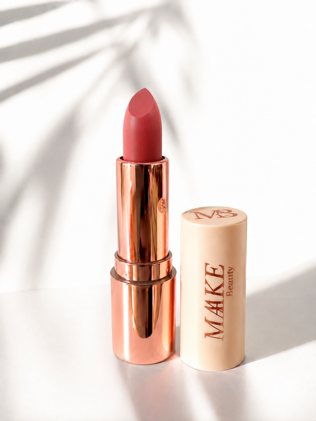 Maake Beauty Creme Lipstick – Sunset Coral